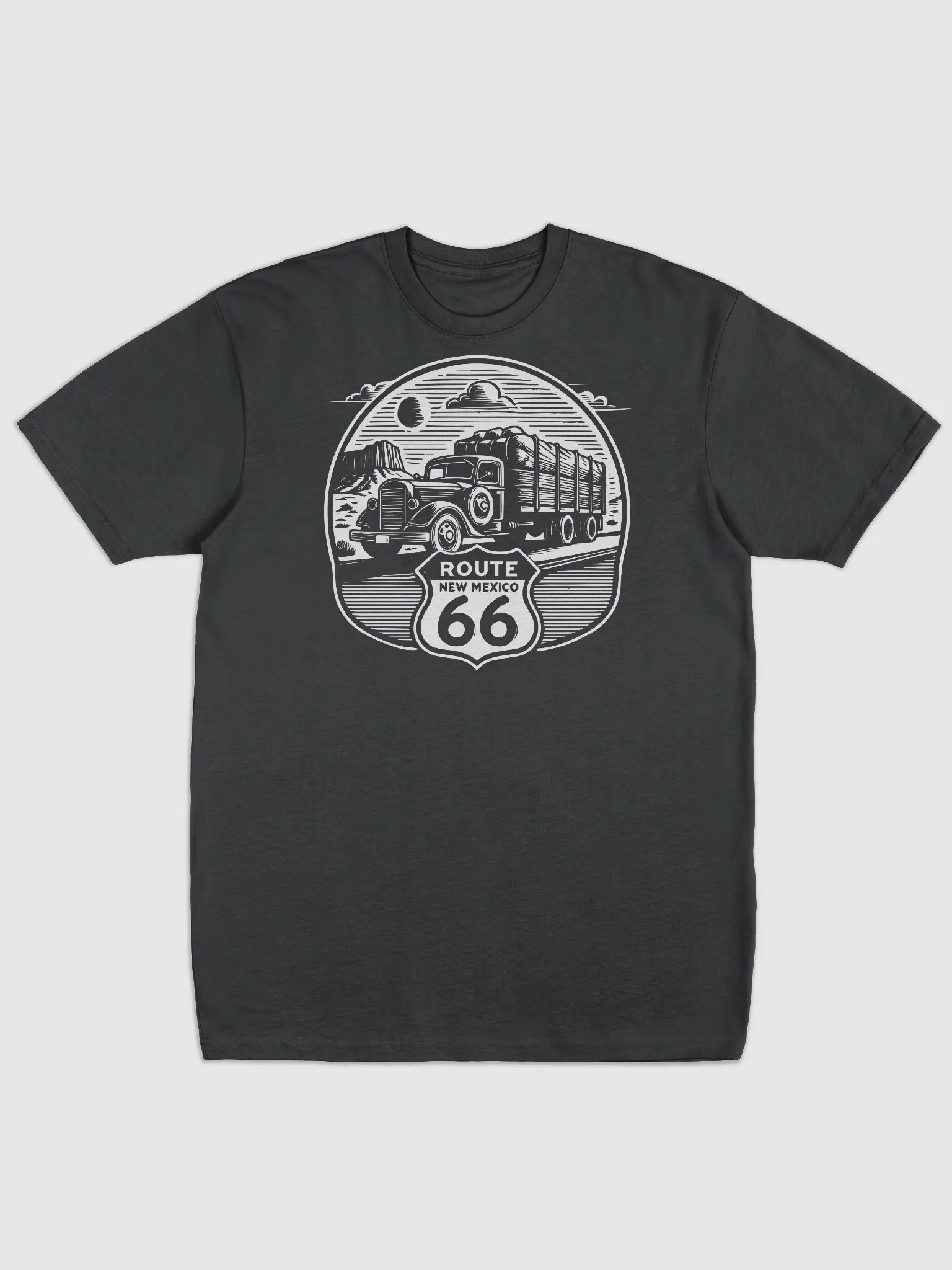 Vintage Route 66 Emblem Tee product image (1)