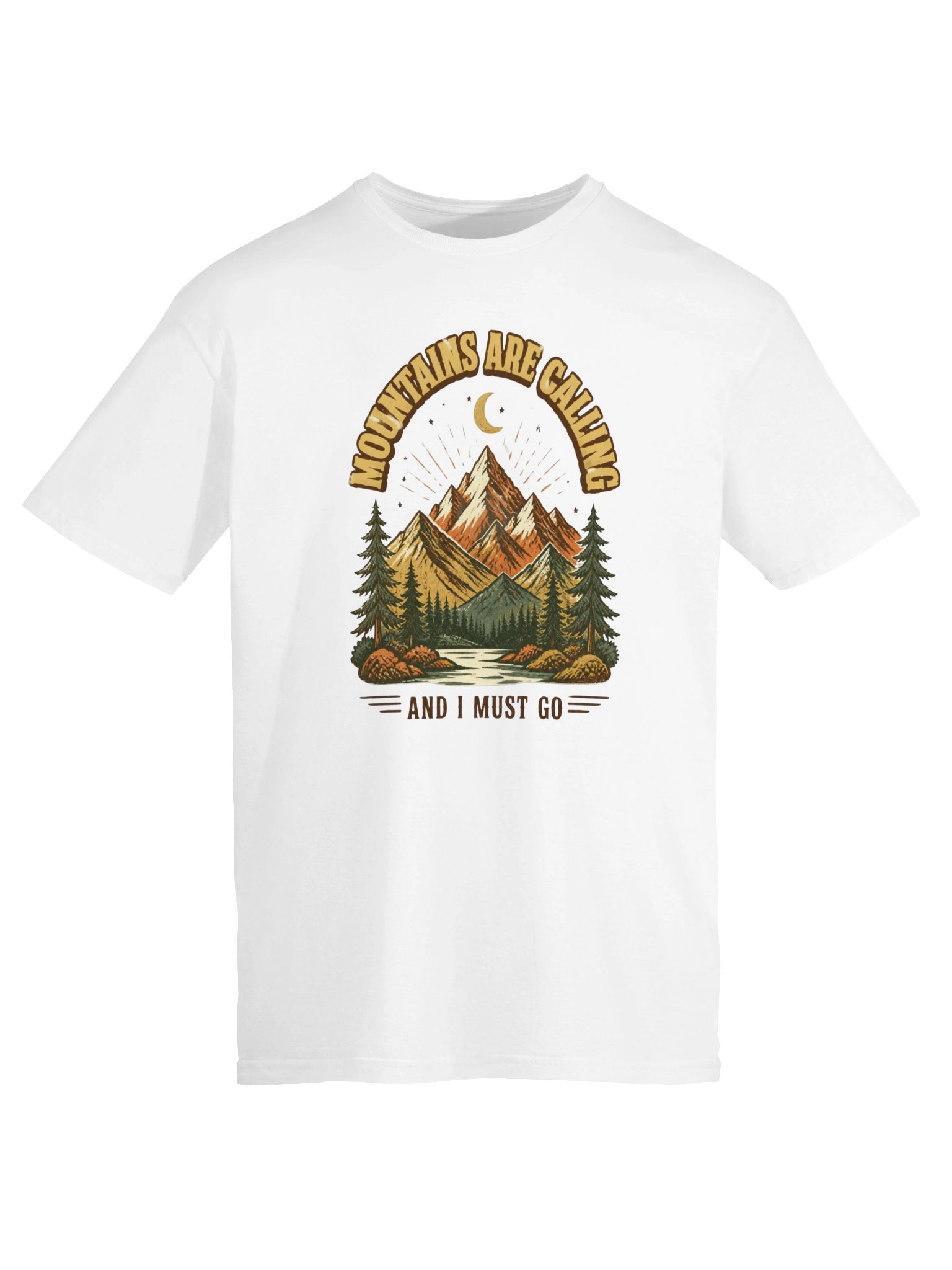 Mountains Are Calling Shirt, Retro Camping Tee, Hiking Lover Gift, Vintage Outdoor Nature T-Shirt product image (5)