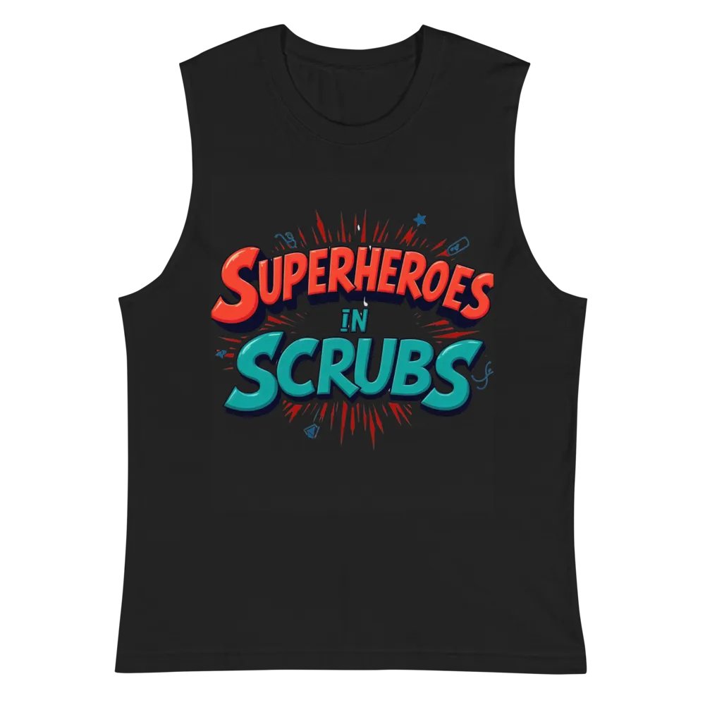 Superheroes in Scrubs Muscle Tank product image (3)