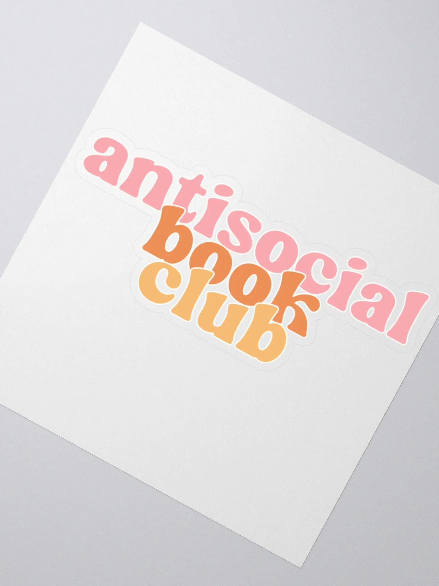 Antisocial Book Club Sticker product image (2)