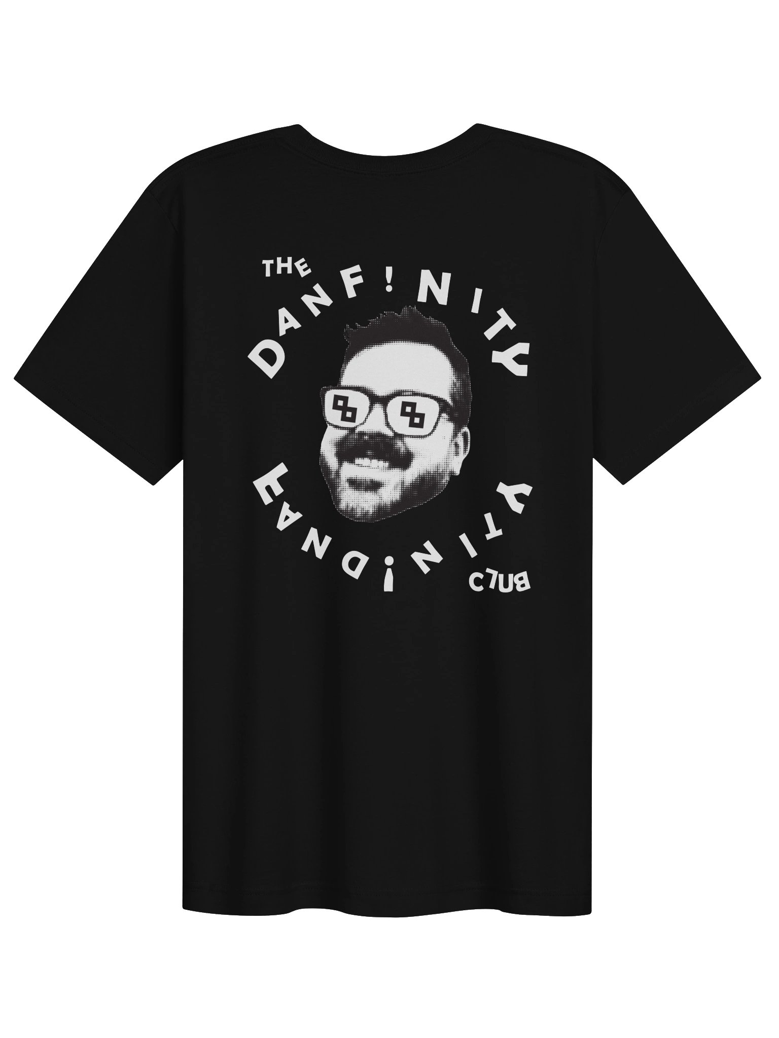 The Danfinity Fandinity Club - Infinity Eyes- Dark Color/ White Print - Bella Canvas product image (1)