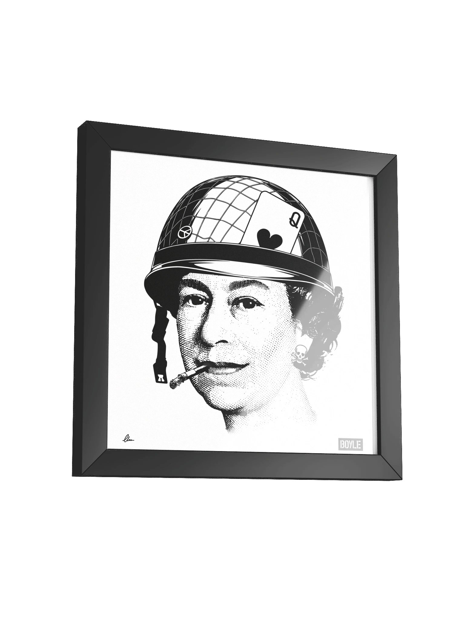 Queen of hearts framed print product image (15)