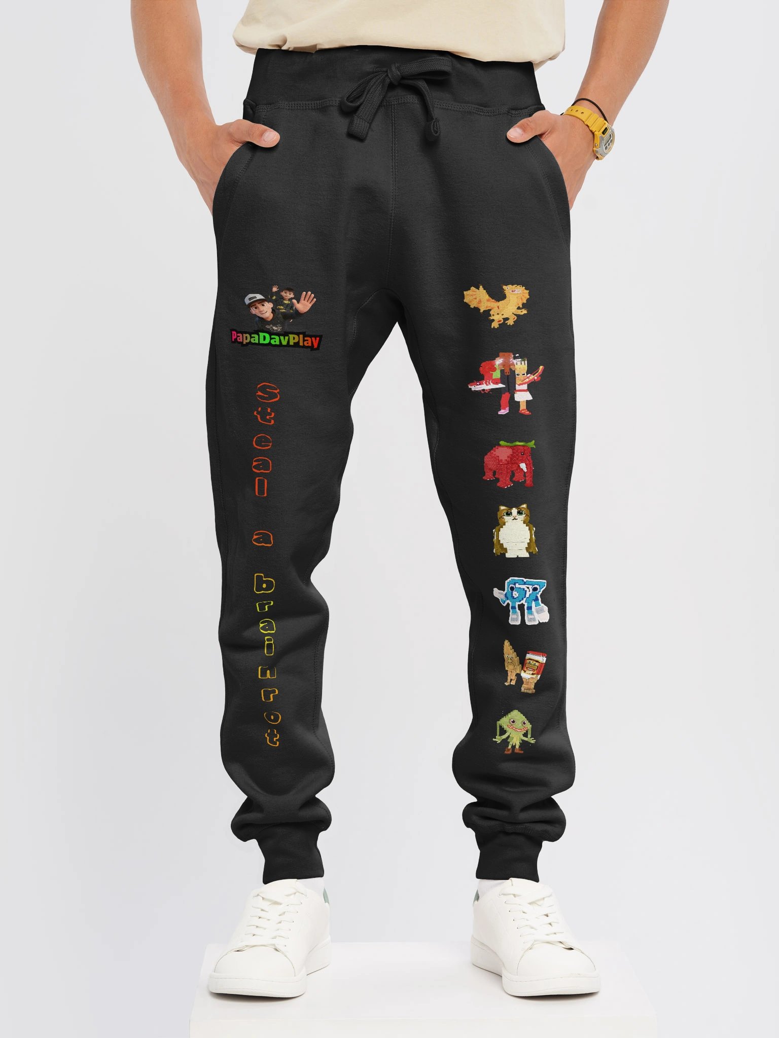 Fleece Joggers Steal a brainrot product image (3)