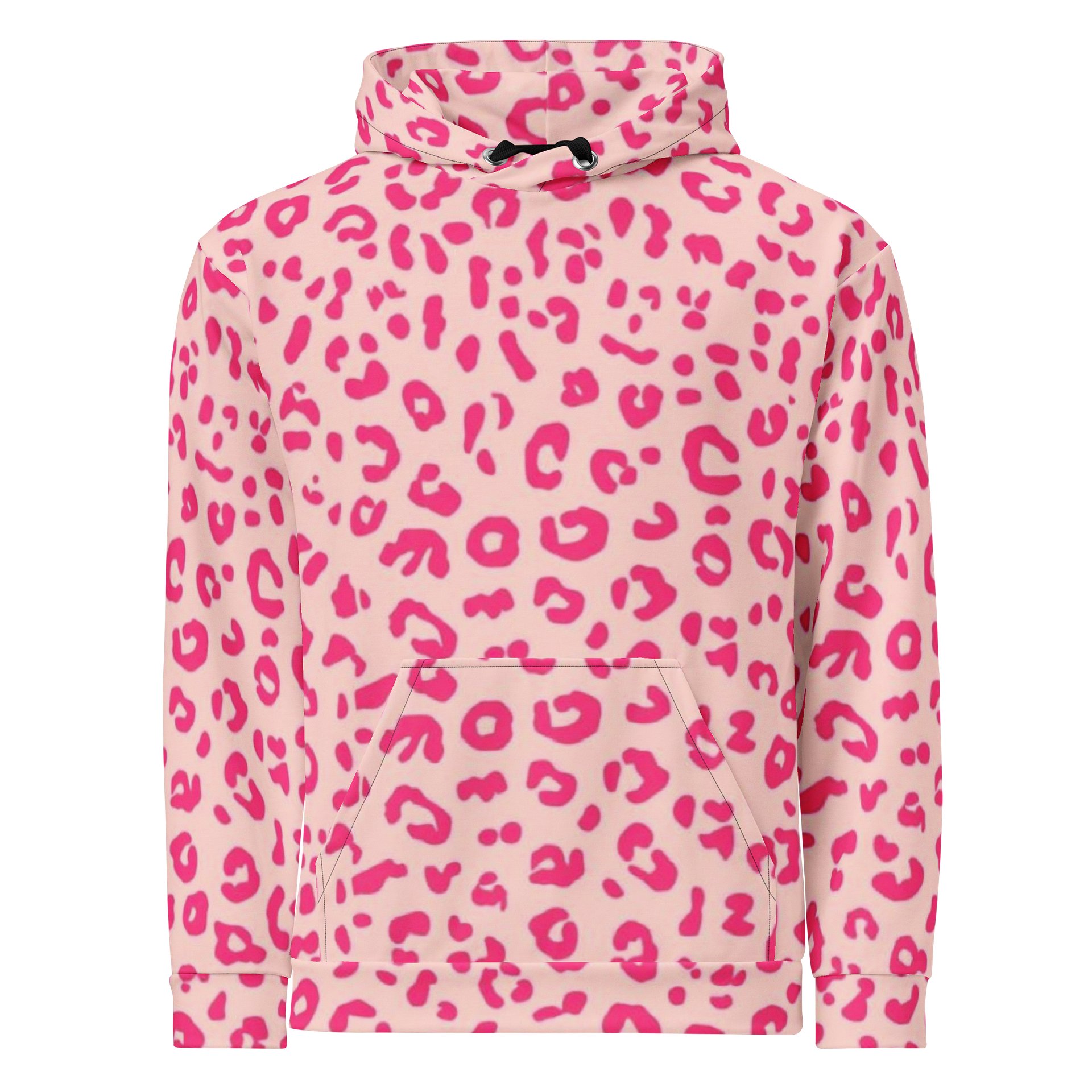 Pink Leopard Print Hoodie product image (1)