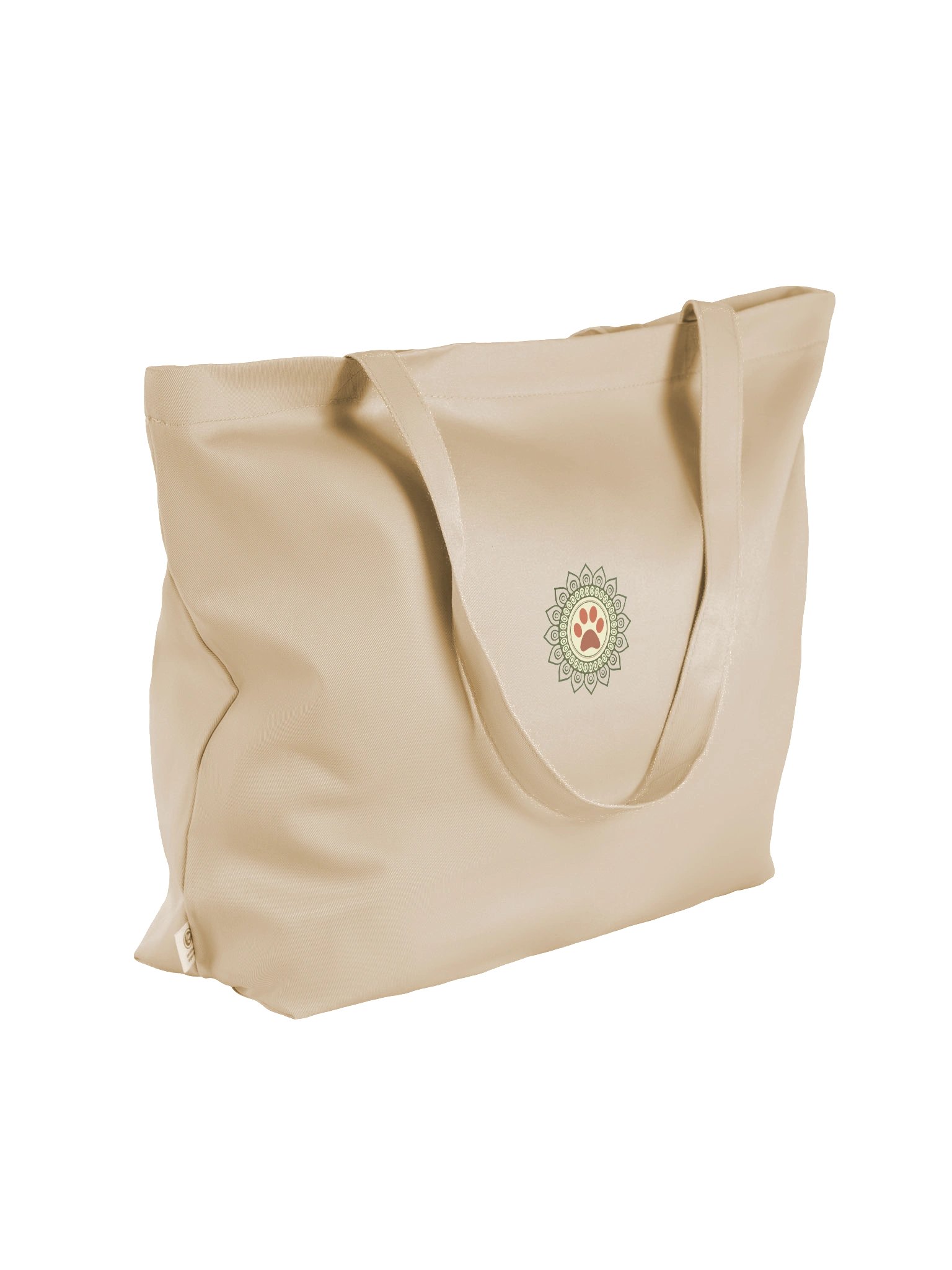 Paws and Reflect Mandala Paw Print Yoga Tote Bag - Fall Edition product image (7)
