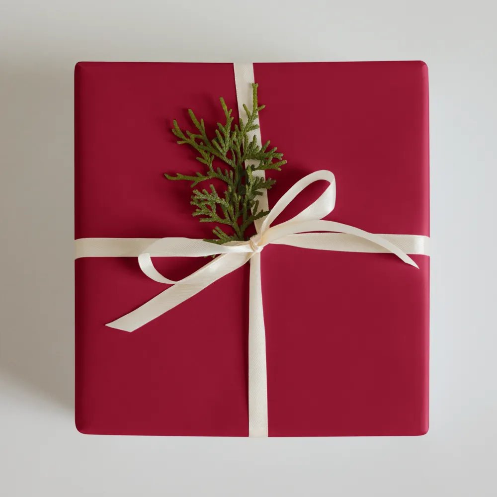 Mixed (Black, Red, Champagne) Solid Holiday Christmas Wrapping Paper Sheets (3) product image (12)