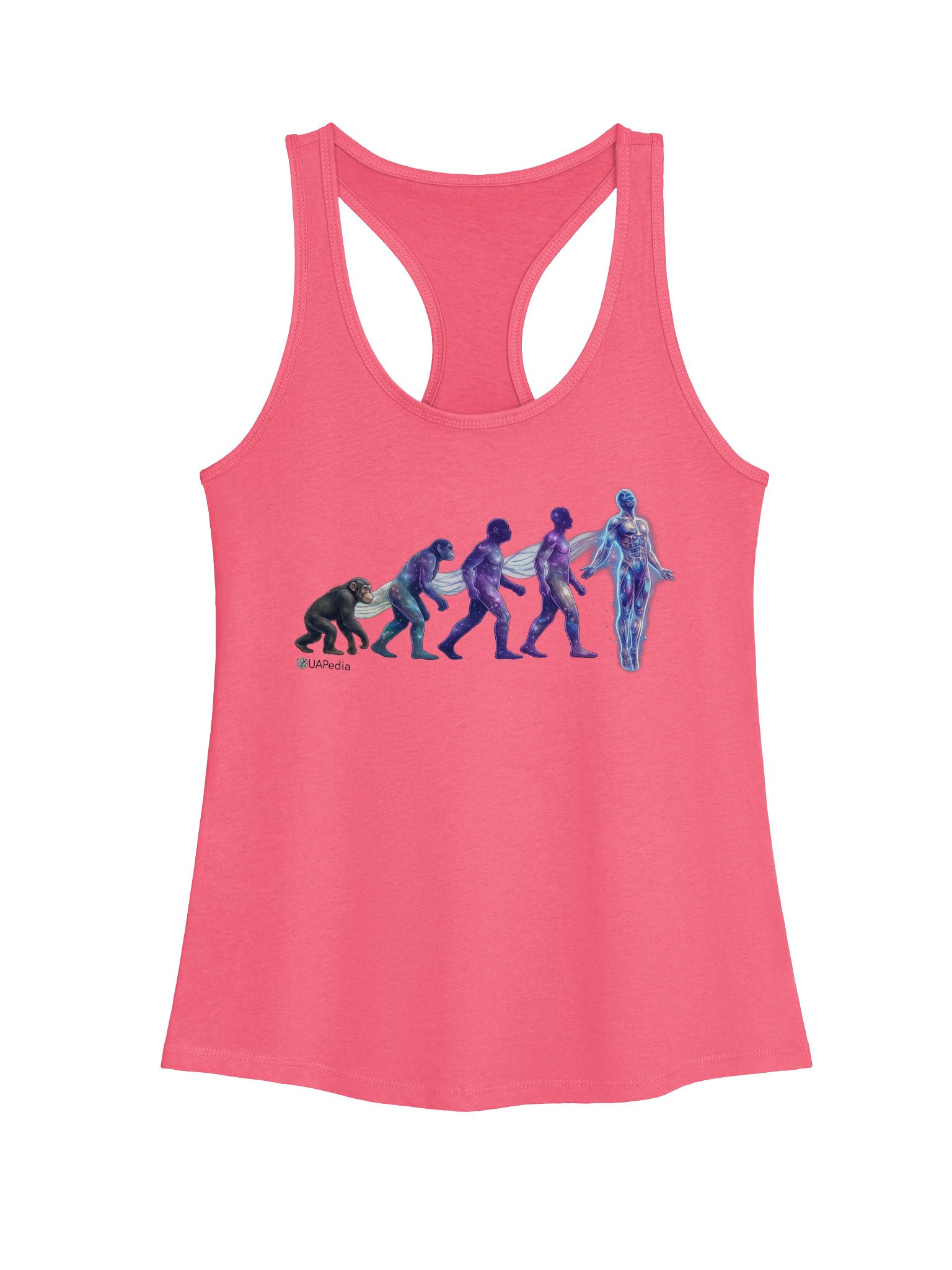 Evolution to Awareness Glow Racerback Tank product image (1)