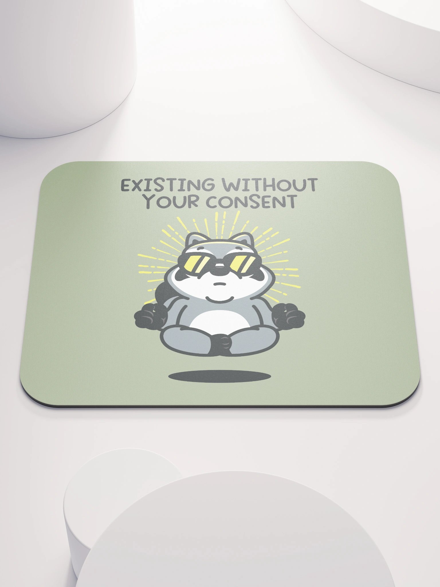 Existing Without Your Consent Mouse Pad product image (1)