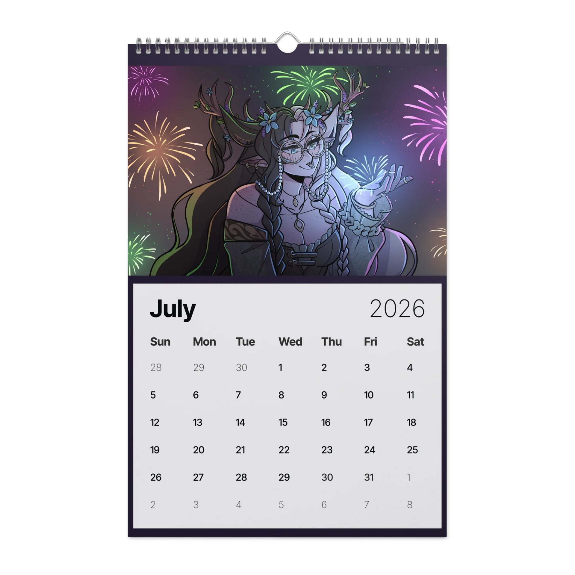 2026 IzzyFaery Calendar product image (7)