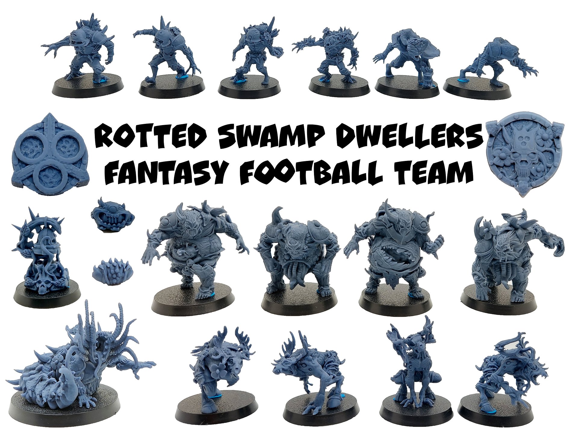 Rotted Swamp Dwellers Fantasy Football Team - UGNI Miniatures product image (1)