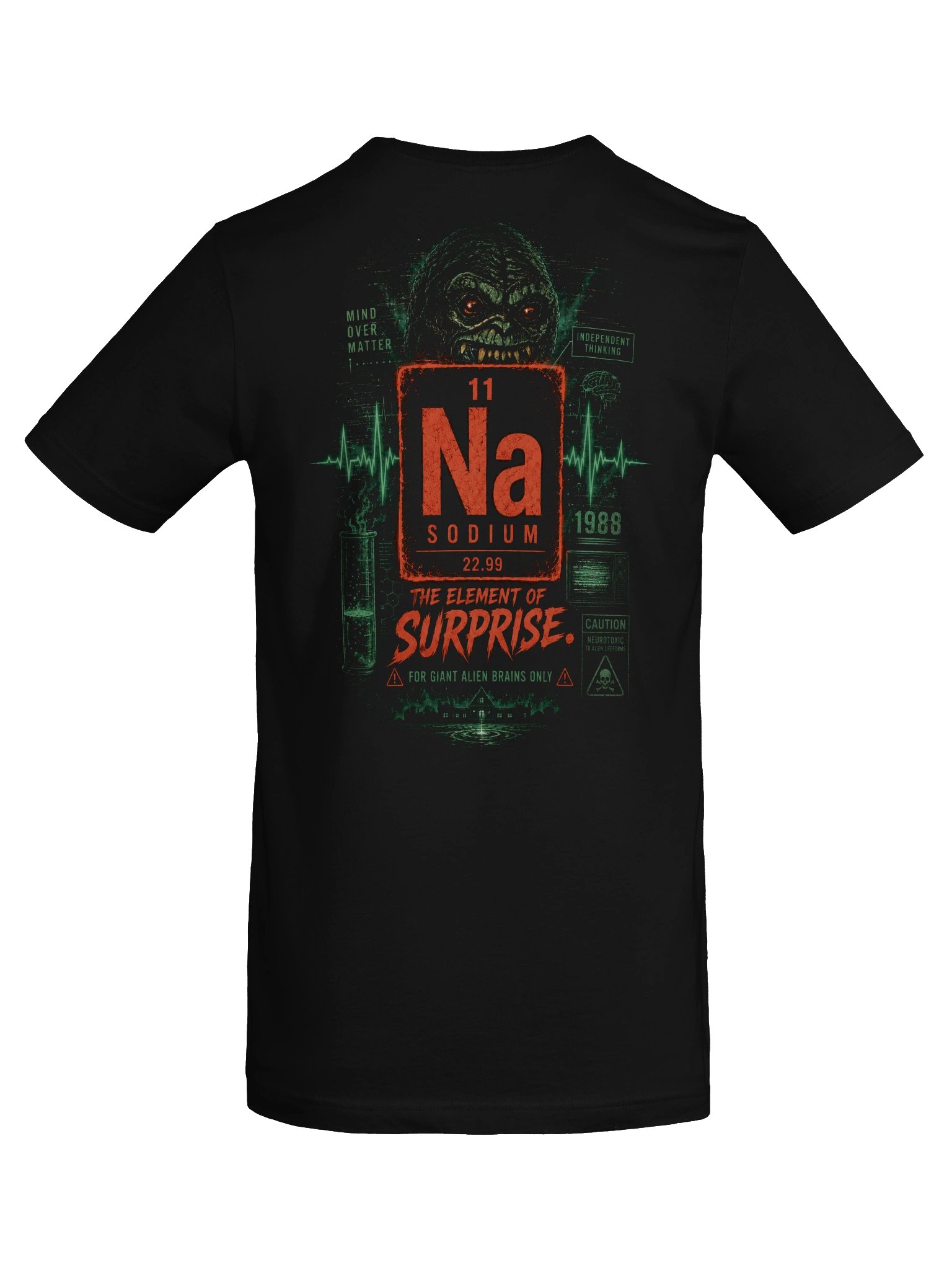The Brain “Mind Over Matter” Black Tee product image (6)