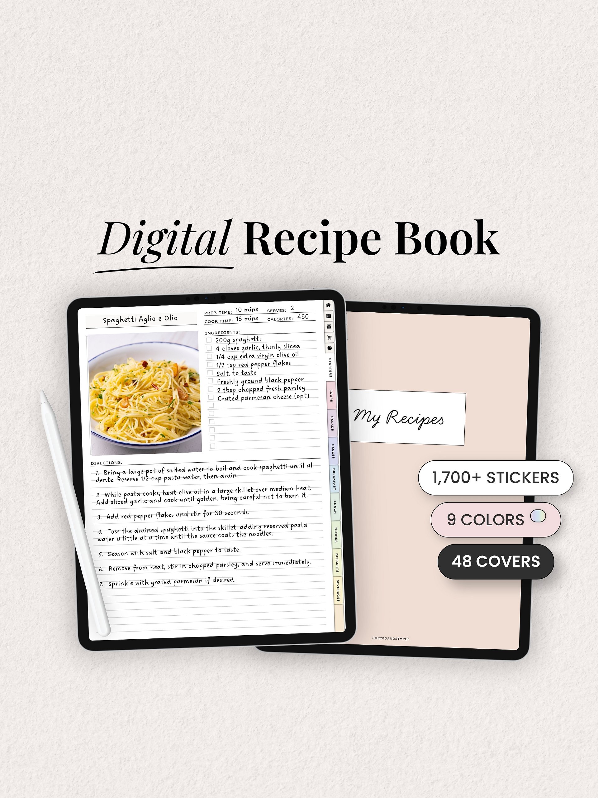 Digital Recipe Book product image (1)