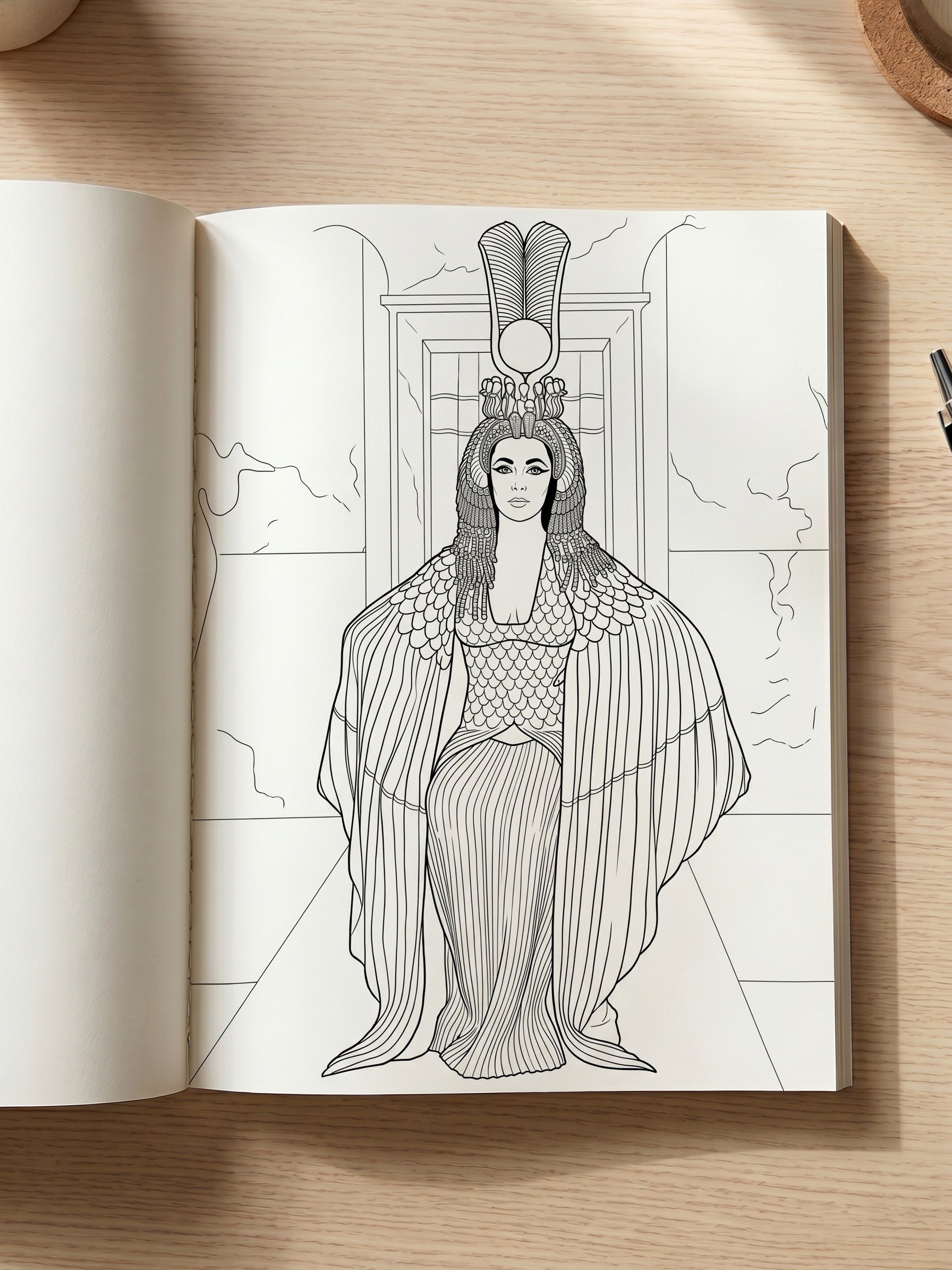 Iconic Old Hollywood Dresses - Coloring Book product image (3)