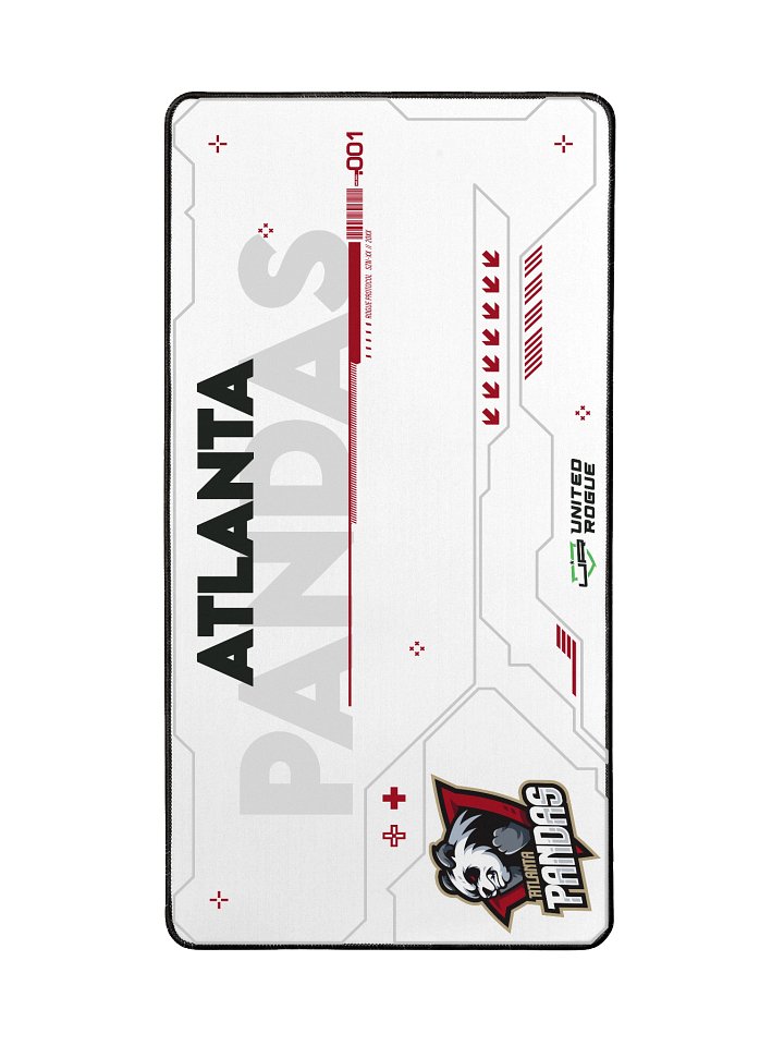 Atlanta Pandas White Desk Mat product image (2)