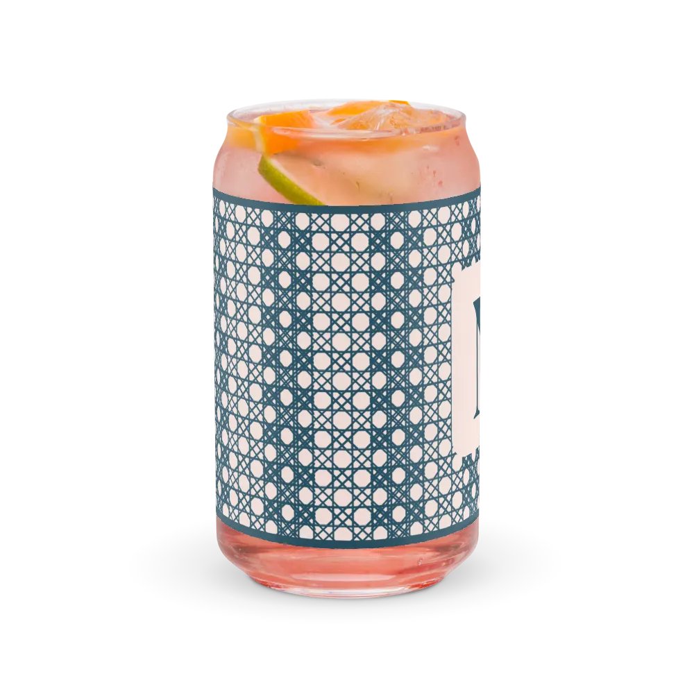 Le Rose Blue Monogram N Can-Shaped Glass product image (9)