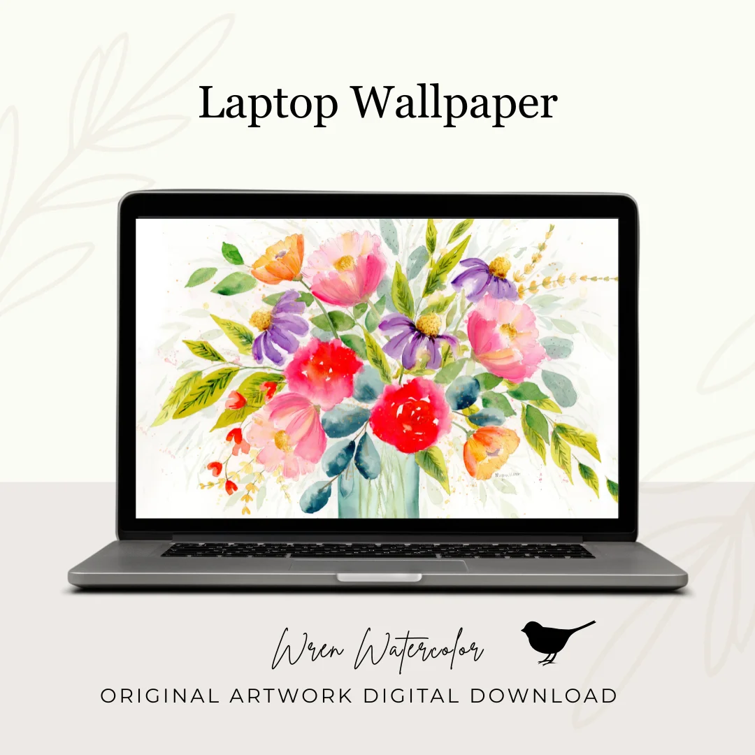 Blooming Big Watercolor Wallpaper Bundle product image (3)