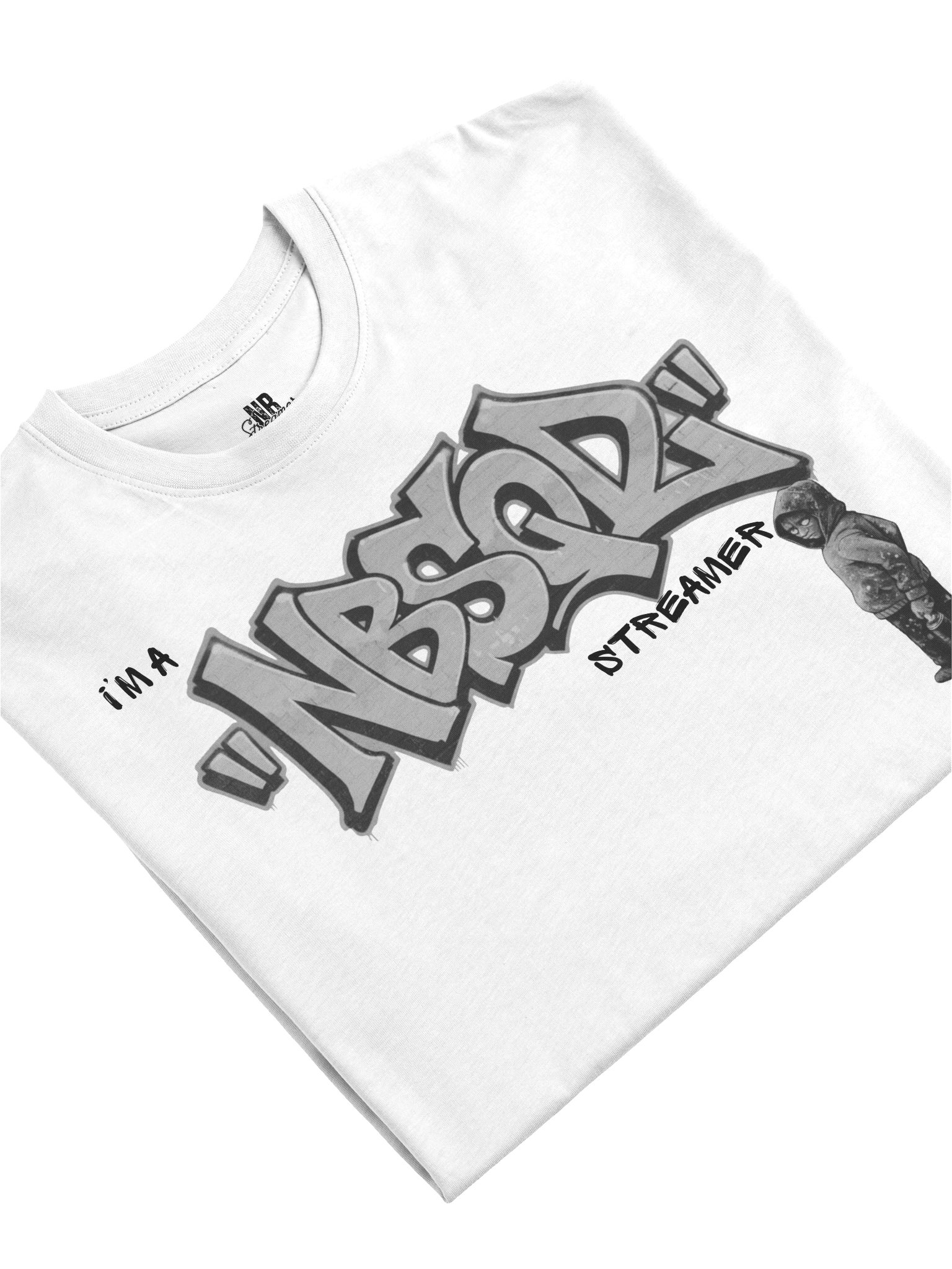 NBSQD Graffiti Mens WHT T-Shirt - Break The Rules Its Part of The Game product image (11)