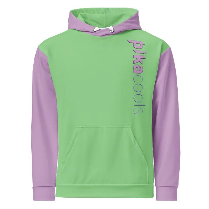 Pikacools Pastel Hoodie Mint and Lilac product image (1)