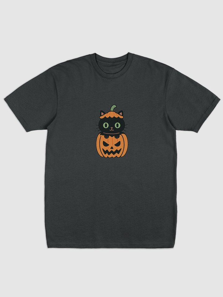 Spooky Black Cat Halloween Tee product image (1)