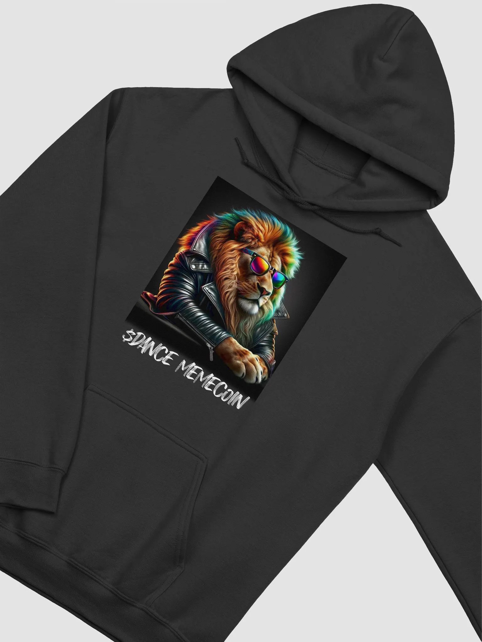 DANCE MEMECOIN - LION DADDY - CLASSIC HOODIE - BLACK product image (1)