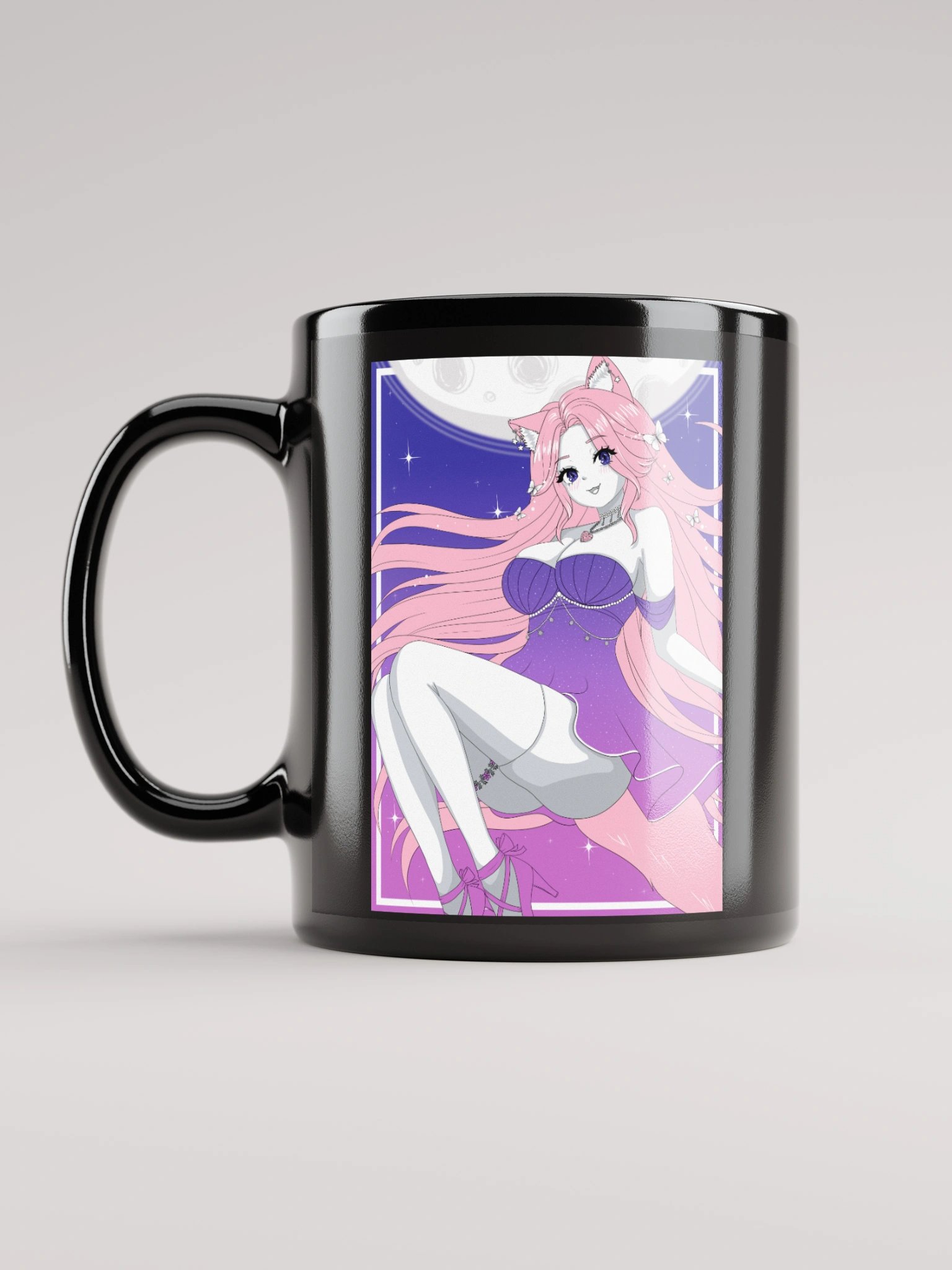 Twilight Cat Black Mug product image (12)