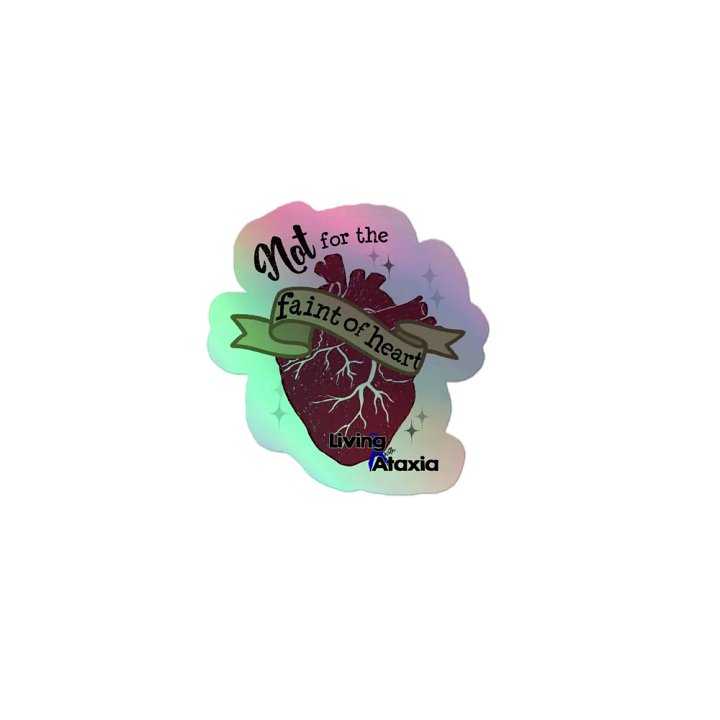 Not For The Faint of Heart sticker product image (1)