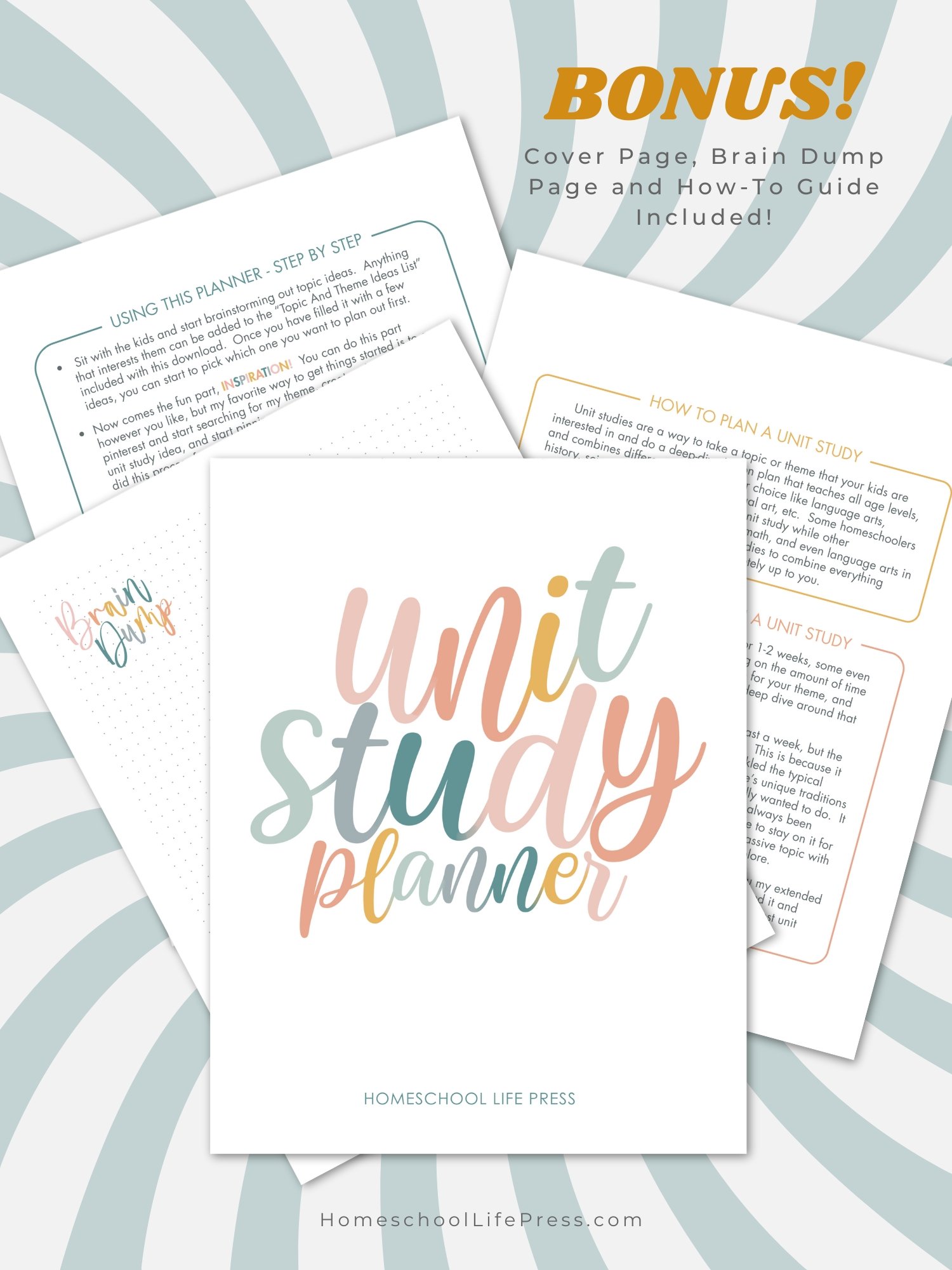 Unit Study Printable Planner product image (5)