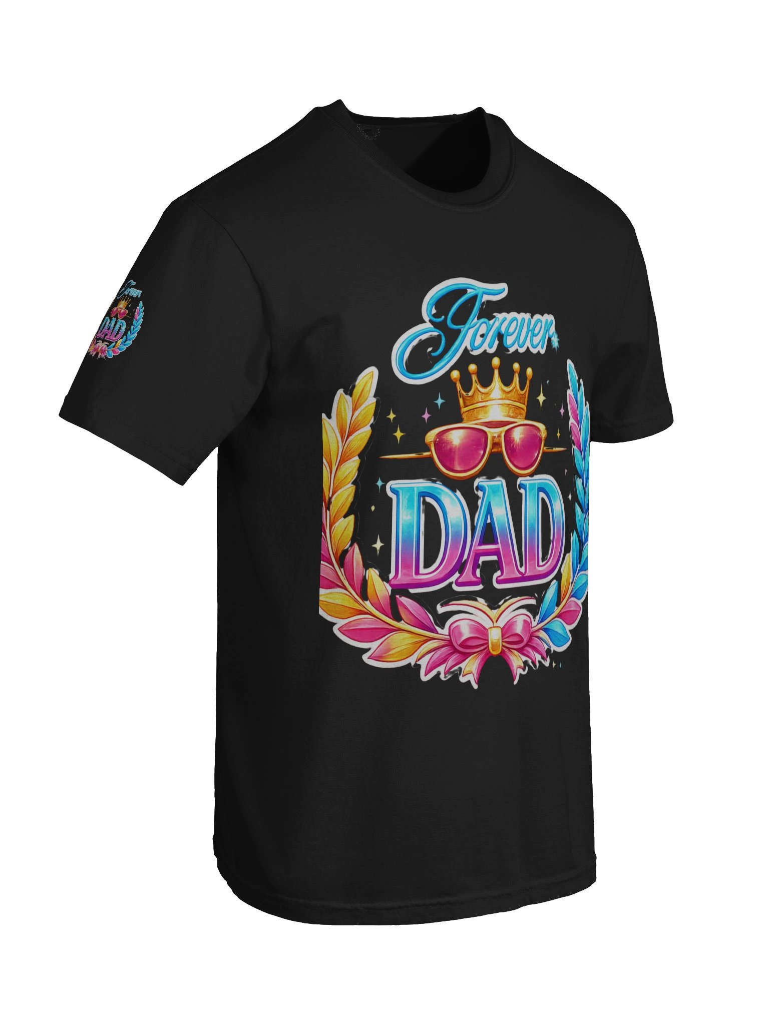Forever Dad Rainbow Crown Tee product image (41)