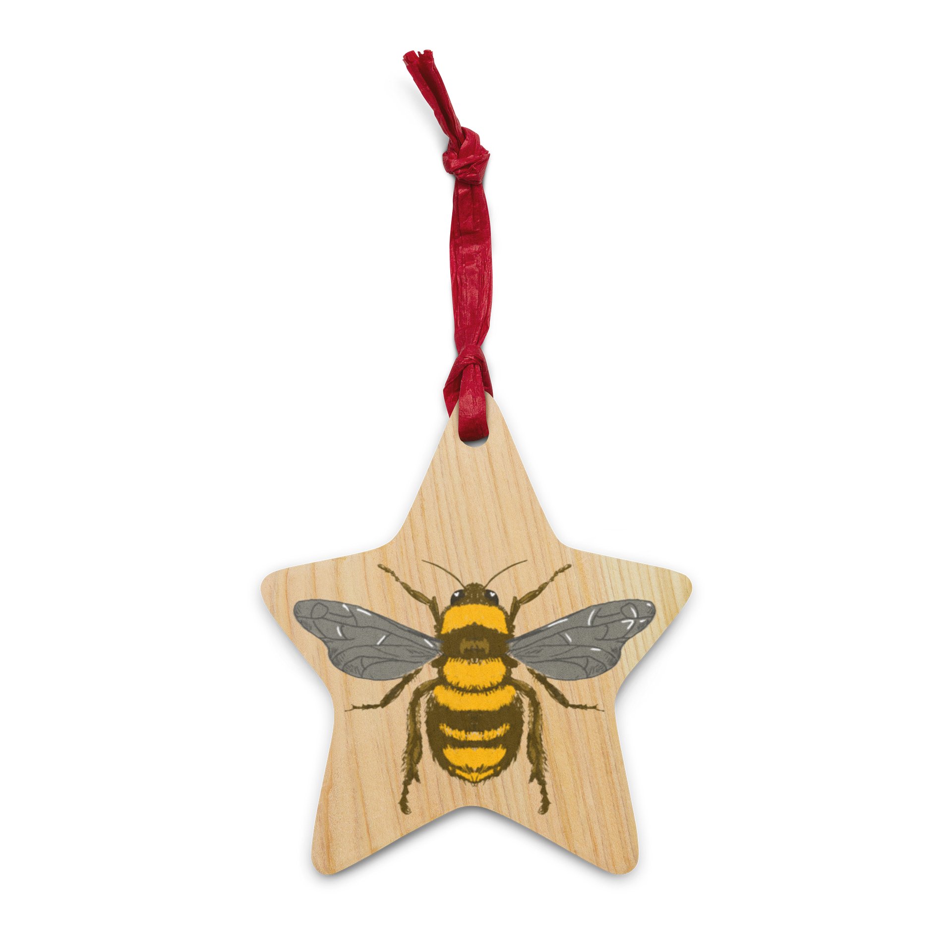Bee Star Heart Ornament product image (2)