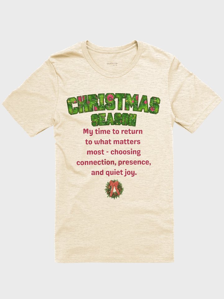 Christmas Season – Quiet Joy Reflective T-Shirt (Multiple Colors) product image (1)