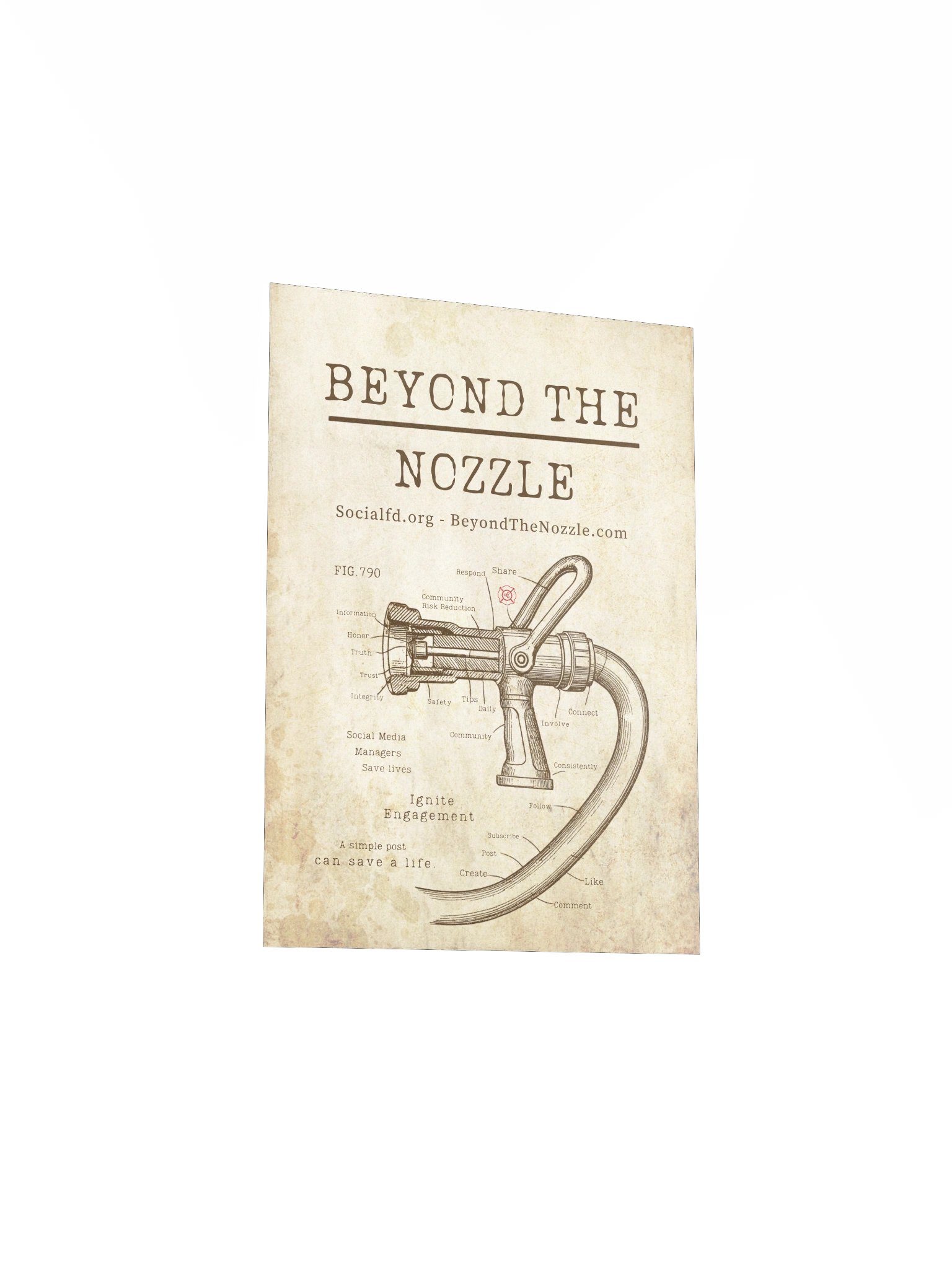 Beyond the Nozzle – Vintage Podcast Poster product image (24)