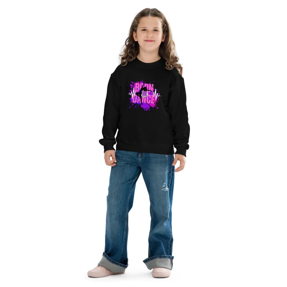 Born to Dance Her Silhouette Enigma Youth Sweatshirt product image (1)