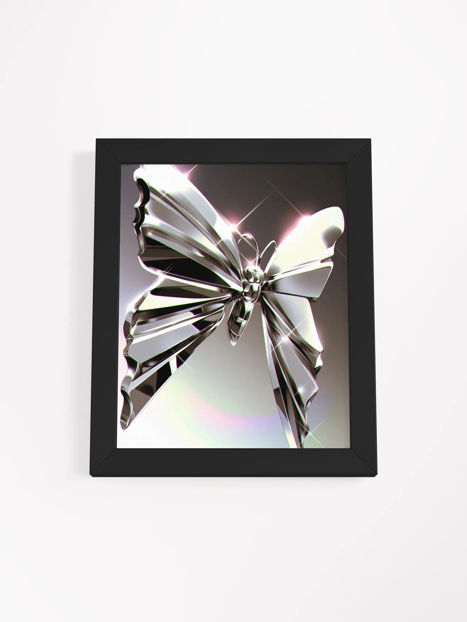 Metallic Butterfly Framed Poster product image (1)
