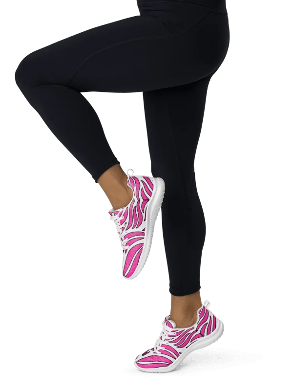 Pink Energy: Symmetrischer Flow-Print Women's Athletic Shoes product image (1)