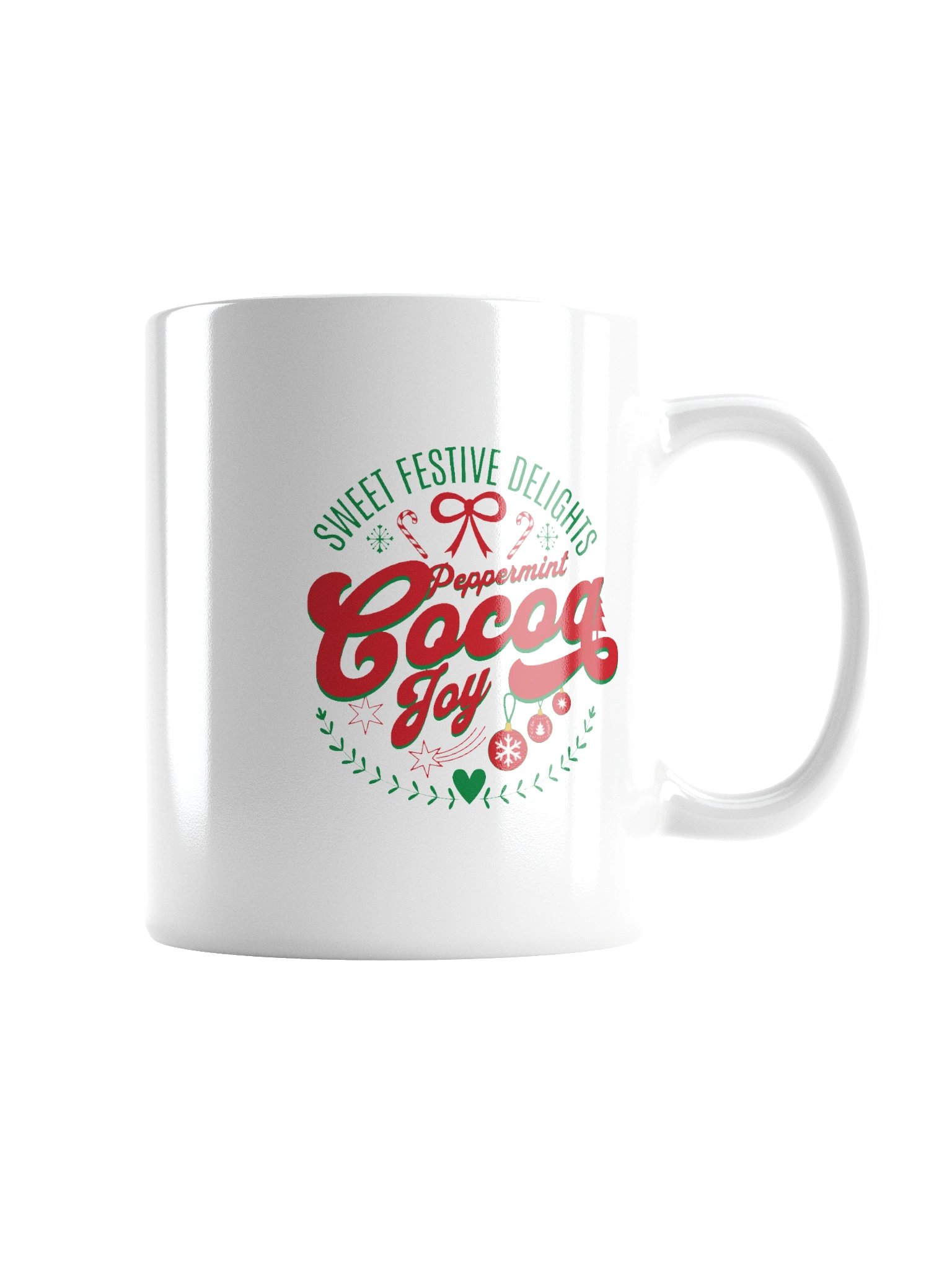 Cozy Up with a Peppermint Cocoa Joy Coffee Mug This Winter product image (5)