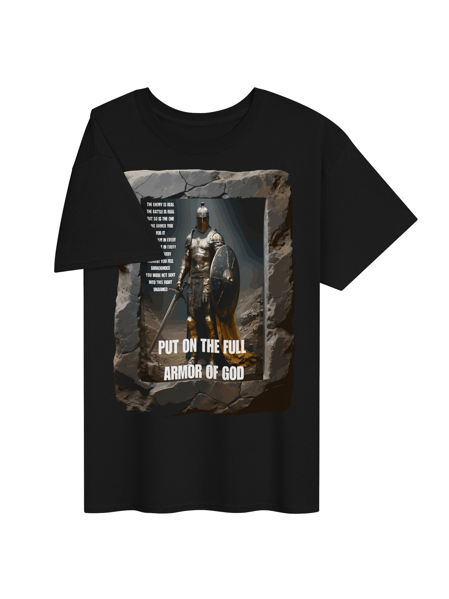 Put On The Full Armor Of God Christian Warrior Faith Shirt product image (3)
