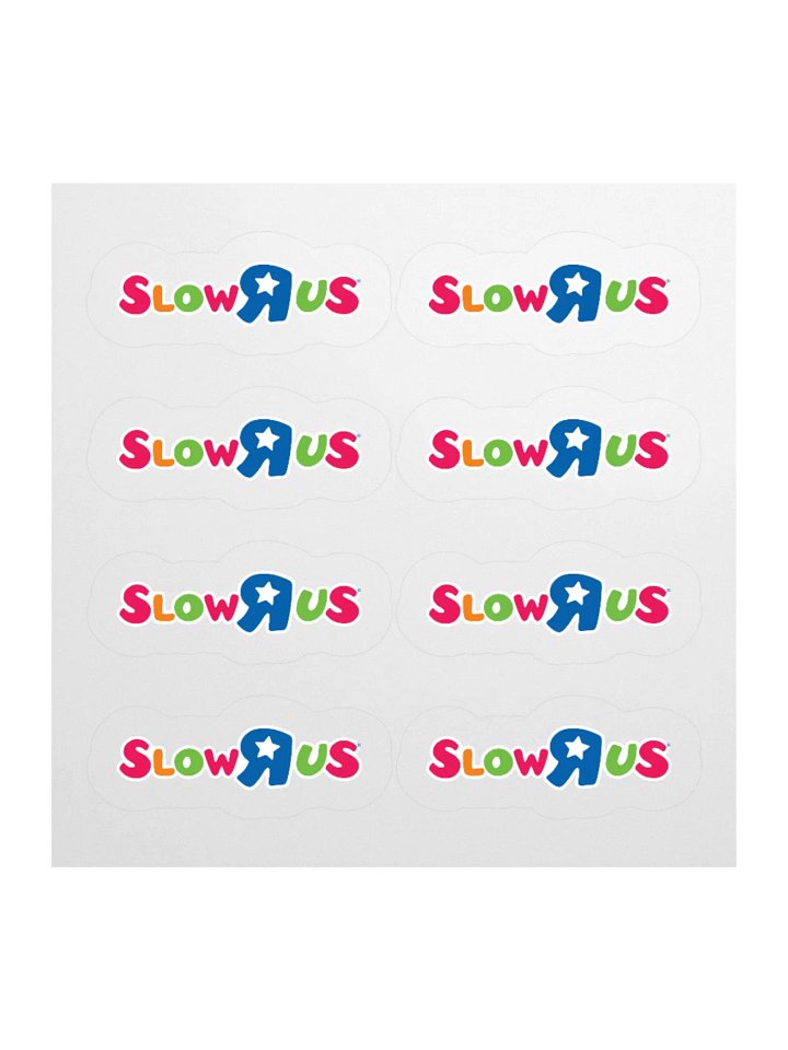 SLOW-R-US STICKERS (8-PACK) product image (1)