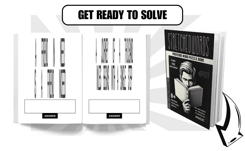 Stretched Words: Assorted Word Puzzle Book For Kids, Teens, and Adults: Ages 8+ Activity Book | Ebook | Printable PDF product image (2)