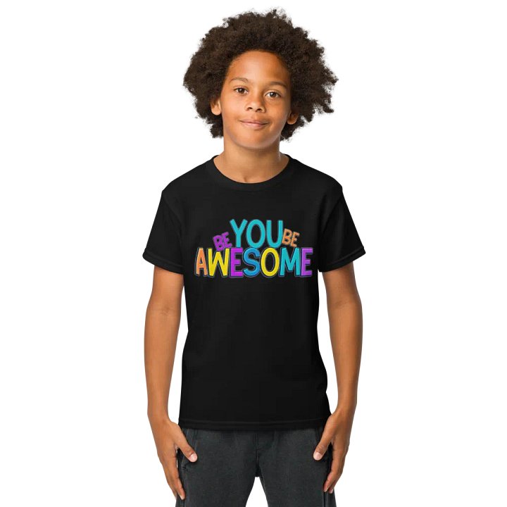 Be You Be Awesome | Black T-shirt (Kids) product image (1)