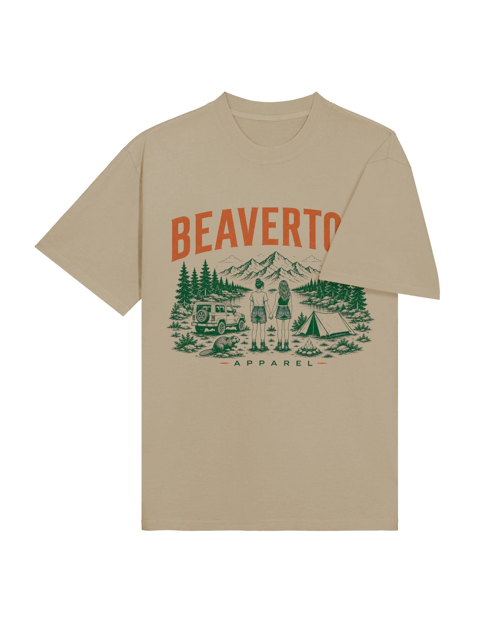 Alpine Escape – Premium Oversized Faded Tee product image (4)