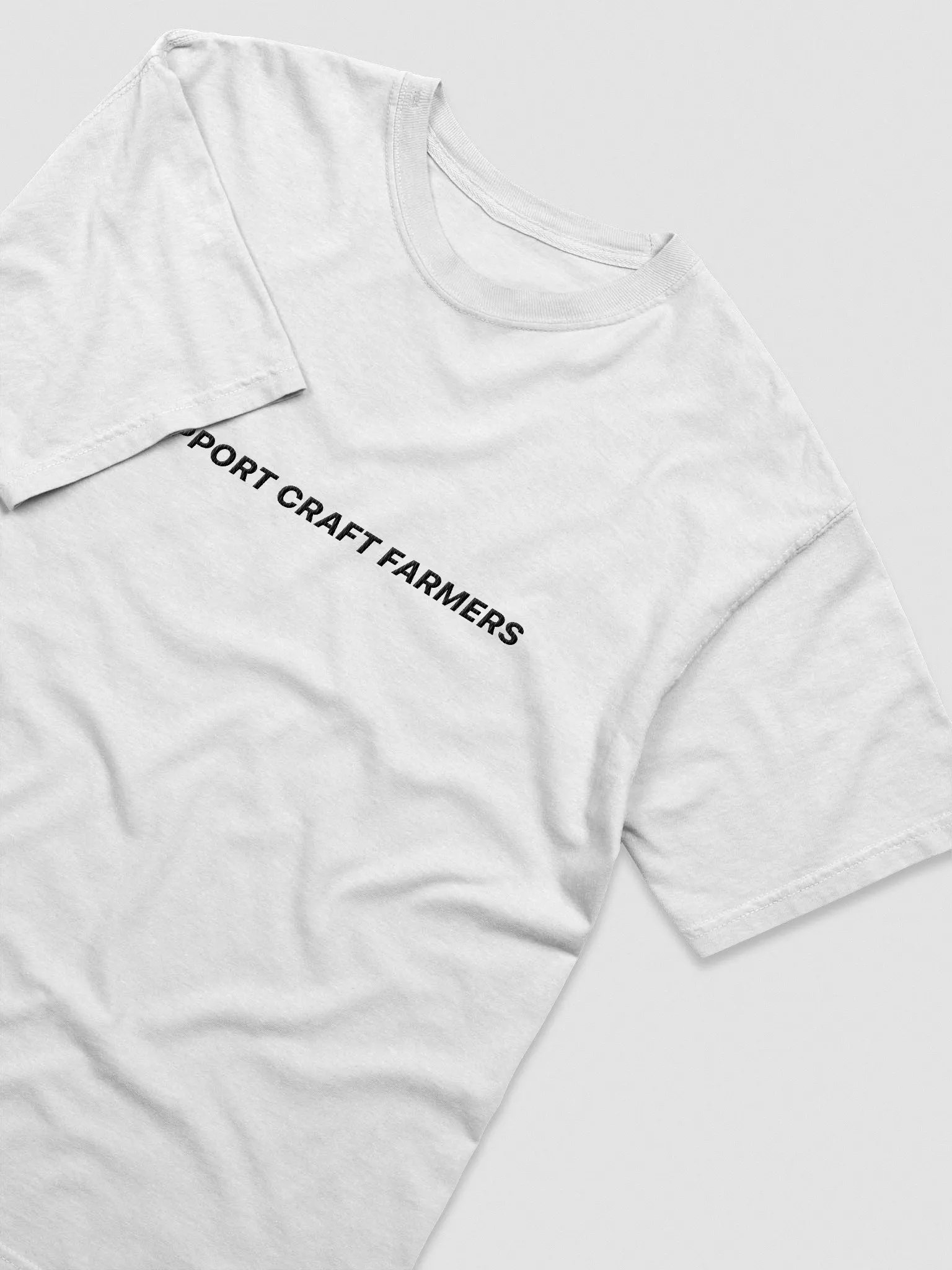 SUPPORT CRAFT FARMERS - white product image (3)