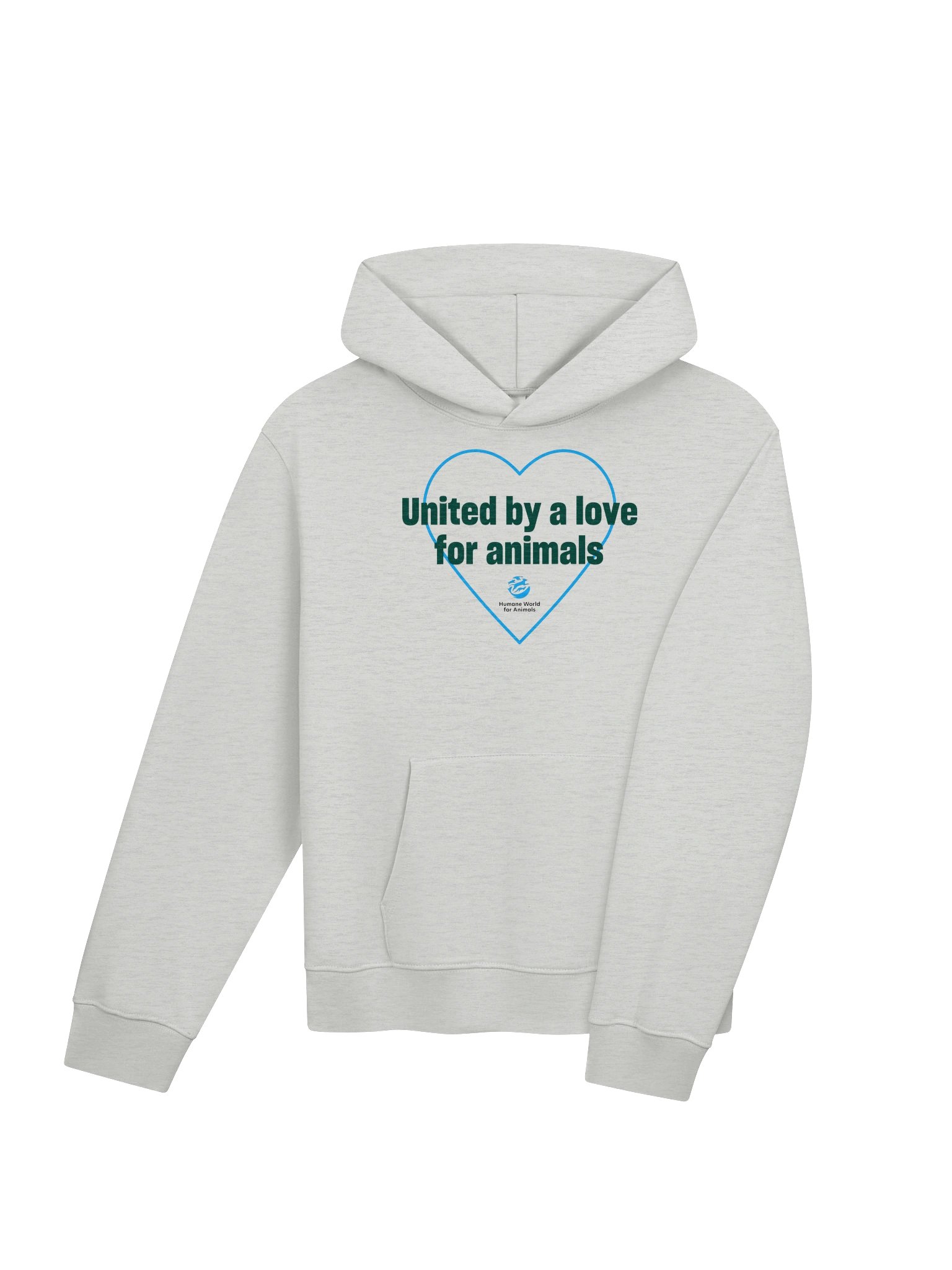 United by a love for animals - Heart - Hoodie - Light product image (4)