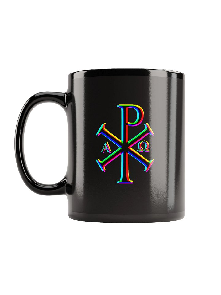 Chi-Rho Mug (Black) product image (2)