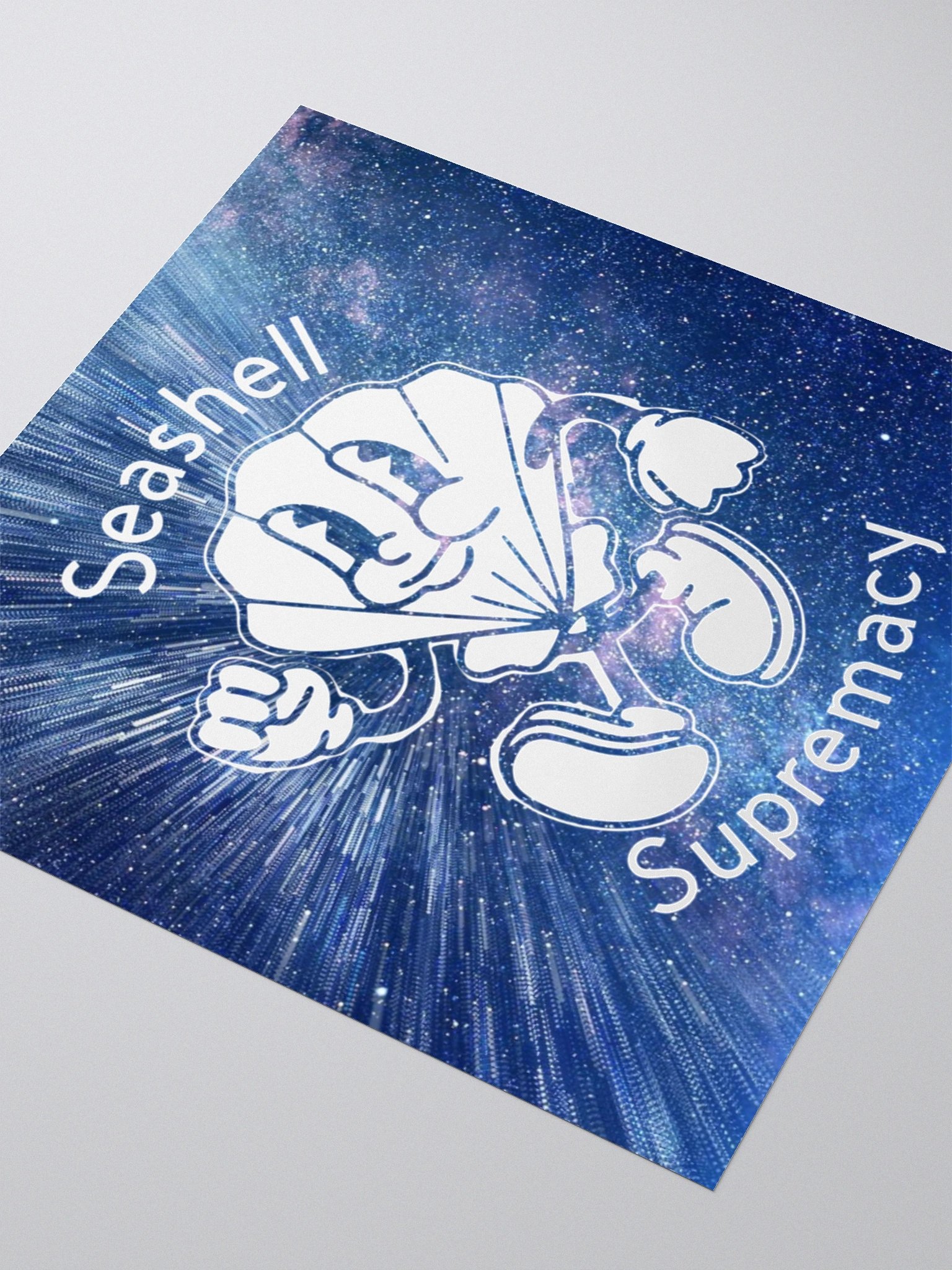 galaxy seashell sticker product image (3)