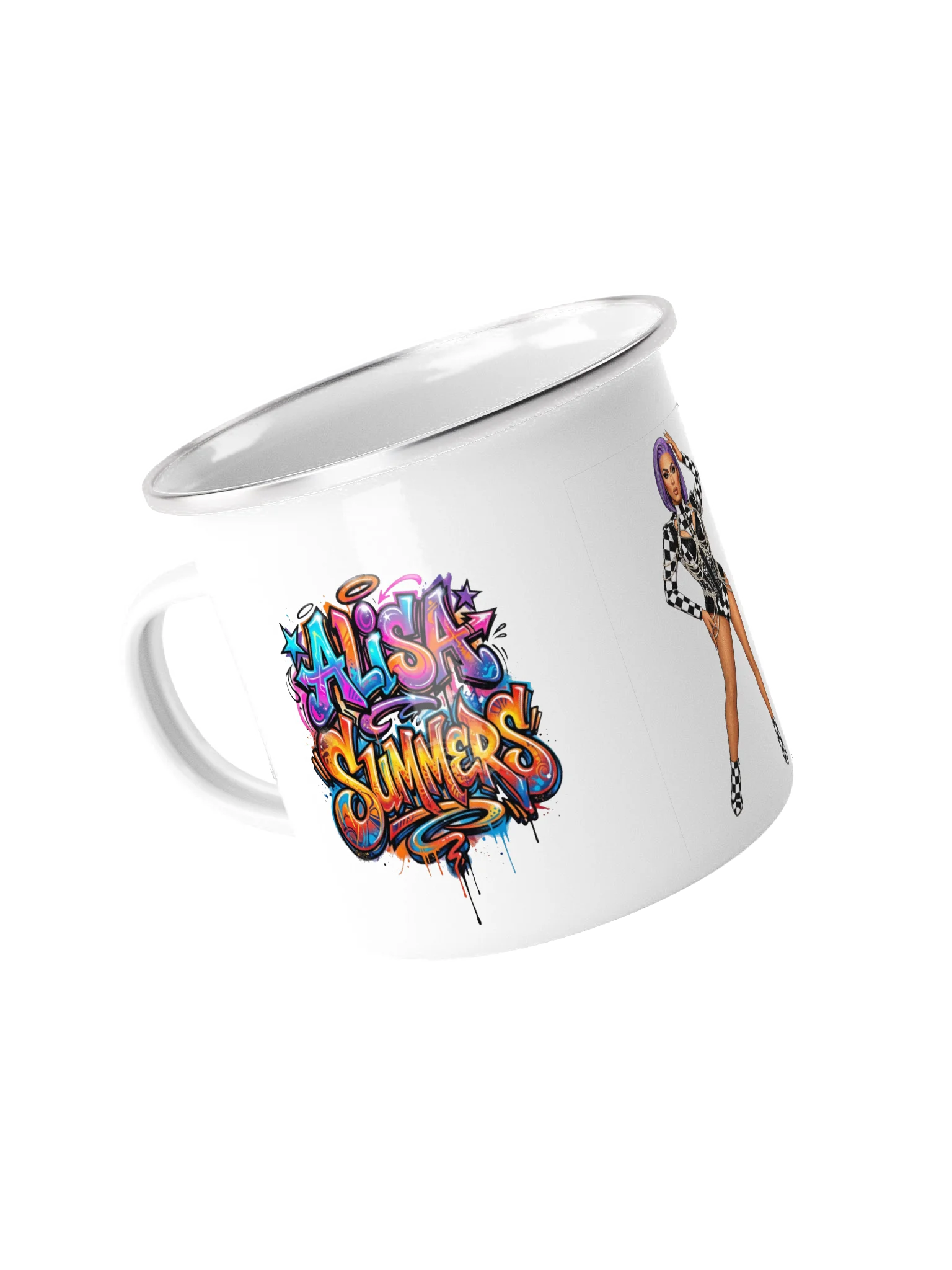 "Queen for All Seasons" Enamel Mug product image (4)
