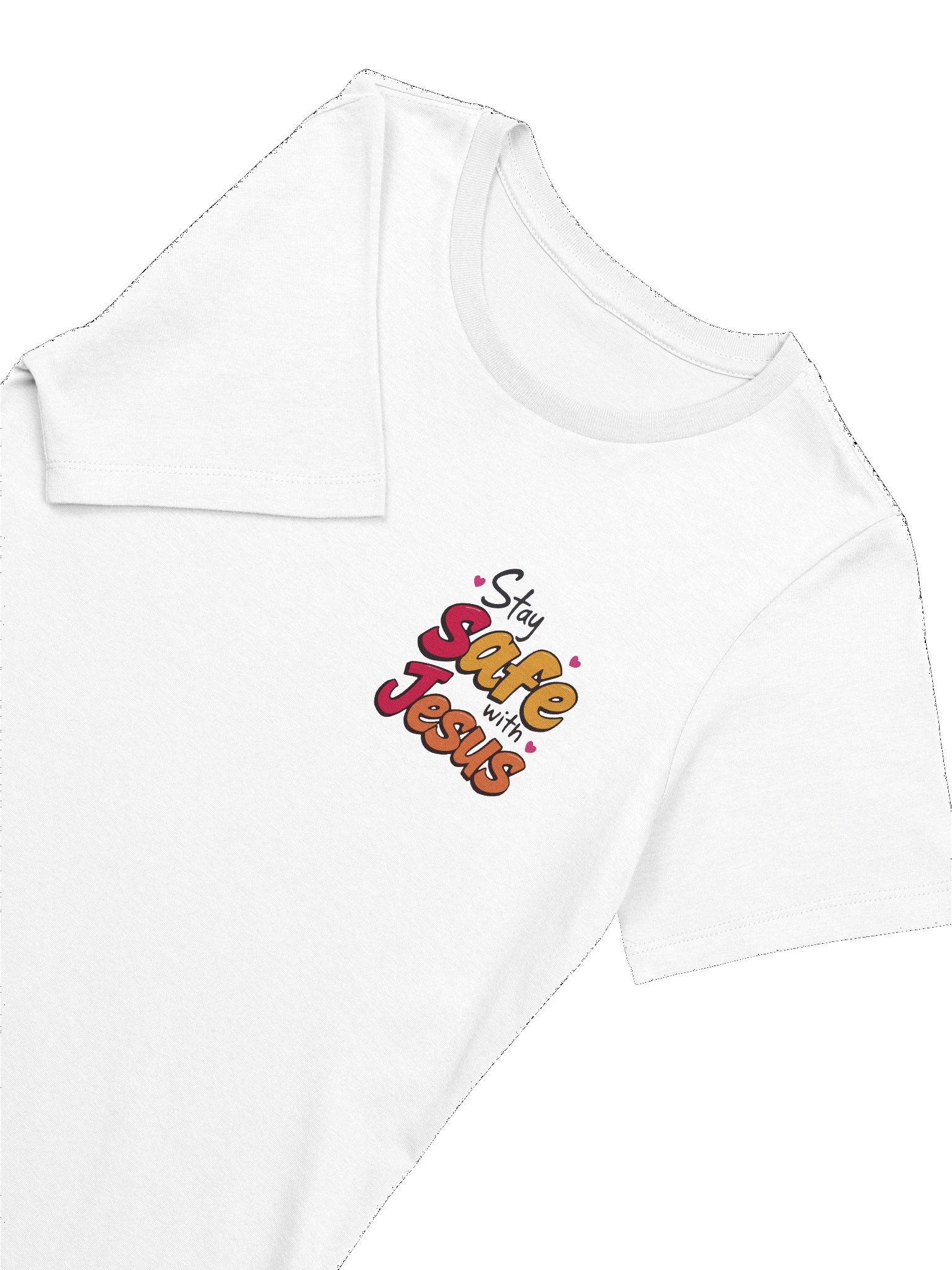 Heartfelt Stay Safe with Jesus Supersoft T-shirt product image (5)