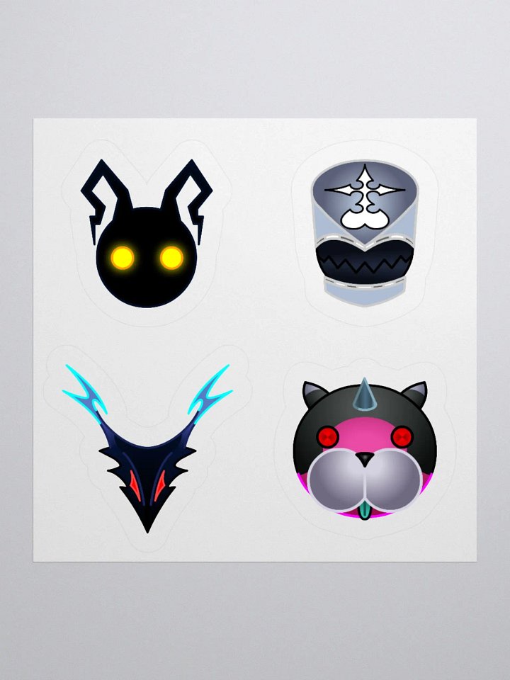 Kingdom Hearts Enemy Mascot Sticker Sheet product image (1)