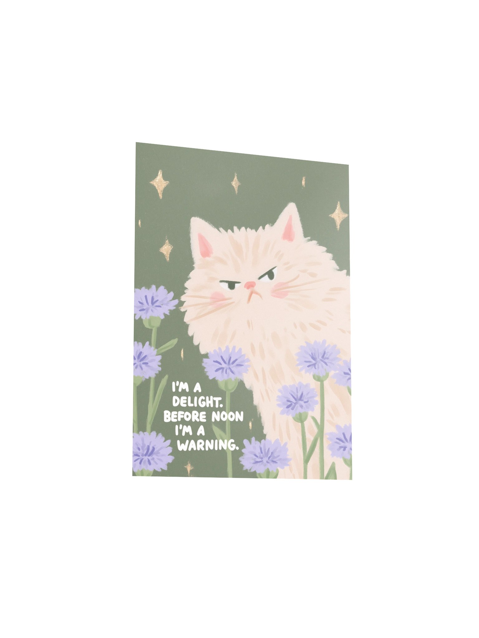 Grumpy Morning Cat Quote Poster product image (19)