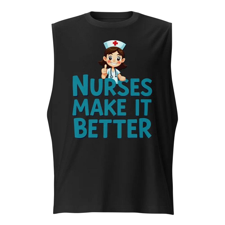 Nurse Power Thumbs-Up Muscle Tank product image (1)