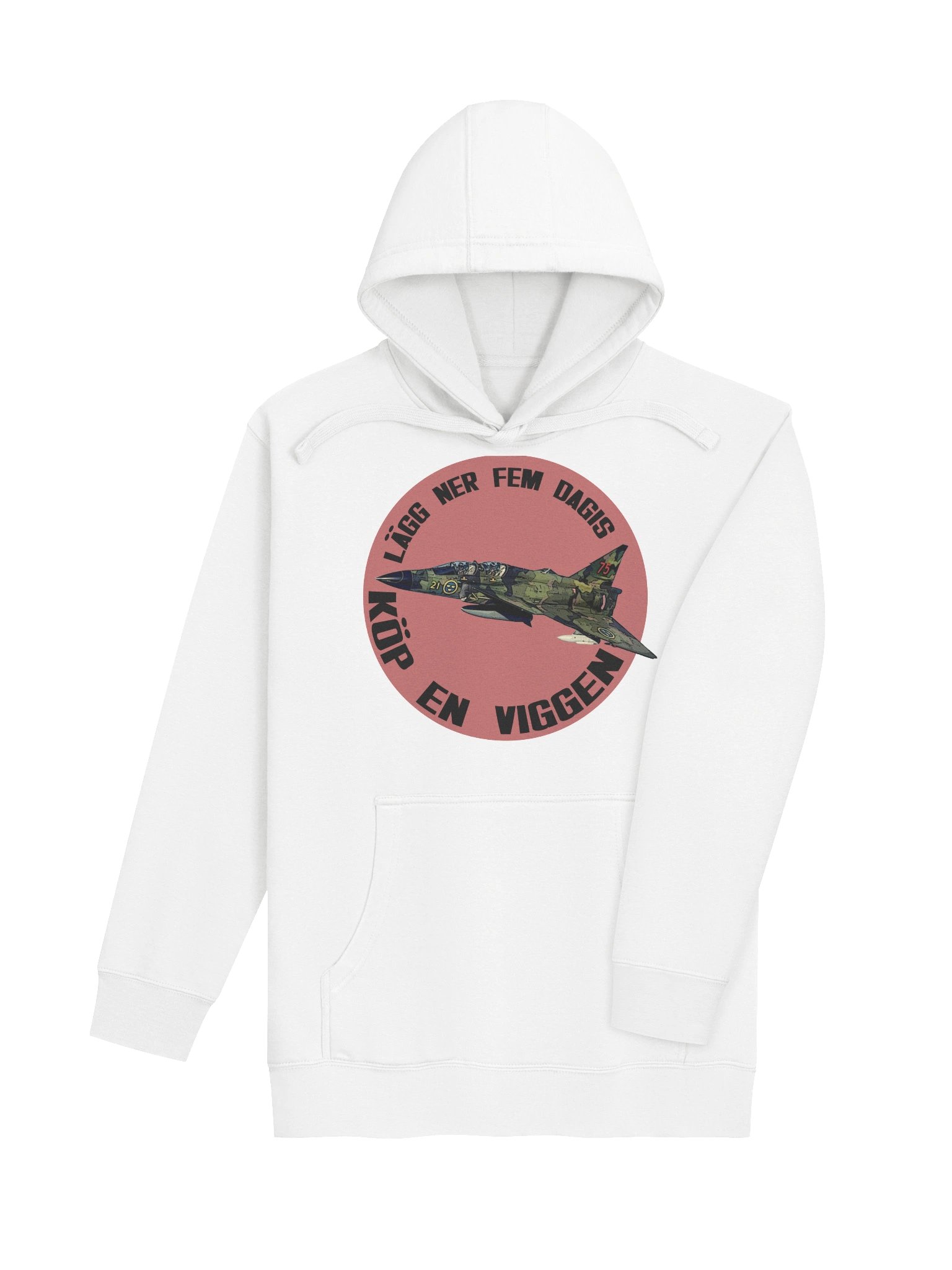Lägg ner fem dagis - köp en Viggen (Hoodie) product image (4)